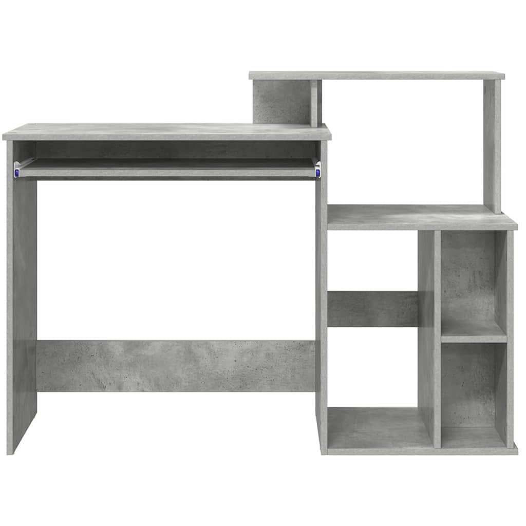 Stol Betonski sivi 120,5 x 44 x 88,5 cm Konstruirano drvo