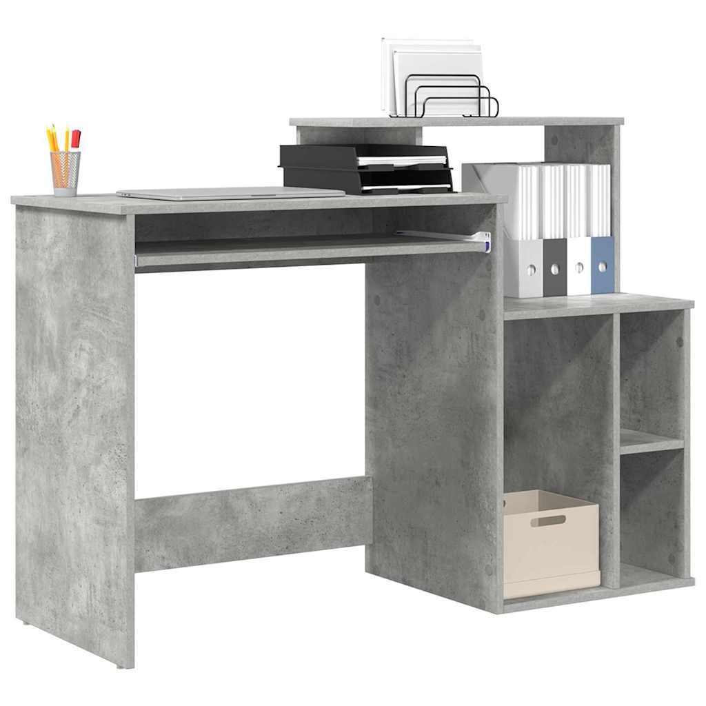 Stol Betonski sivi 120,5 x 44 x 88,5 cm Konstruirano drvo