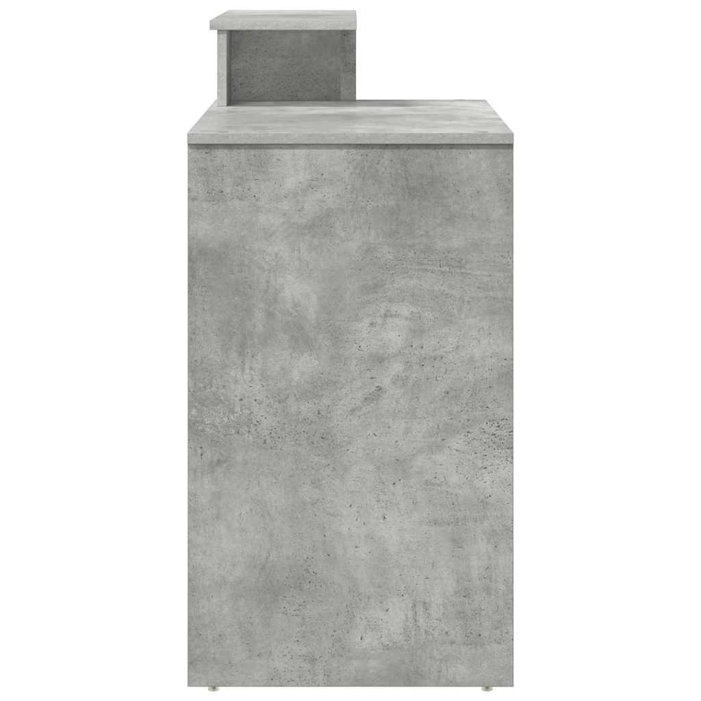 Stol Betonski sivi 120,5 x 44 x 88,5 cm Konstruirano drvo