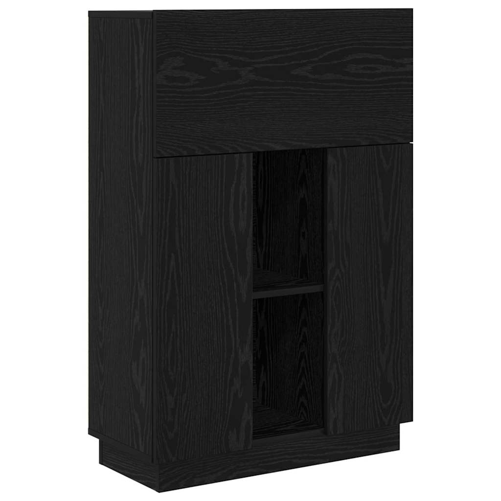 Stol Crni hrast 71.5 x 31.5 x 106.5 cm Konstruirano drvo