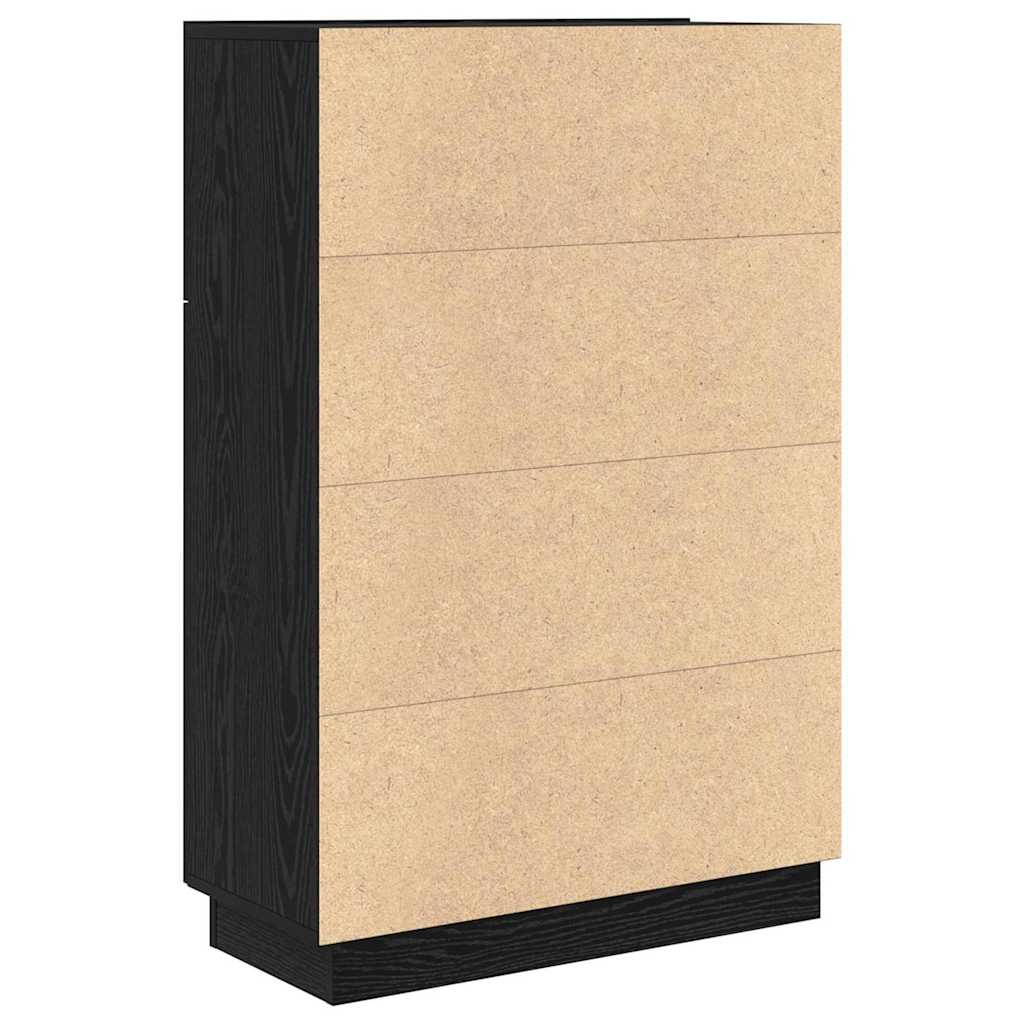 Stol Crni hrast 71.5 x 31.5 x 106.5 cm Konstruirano drvo