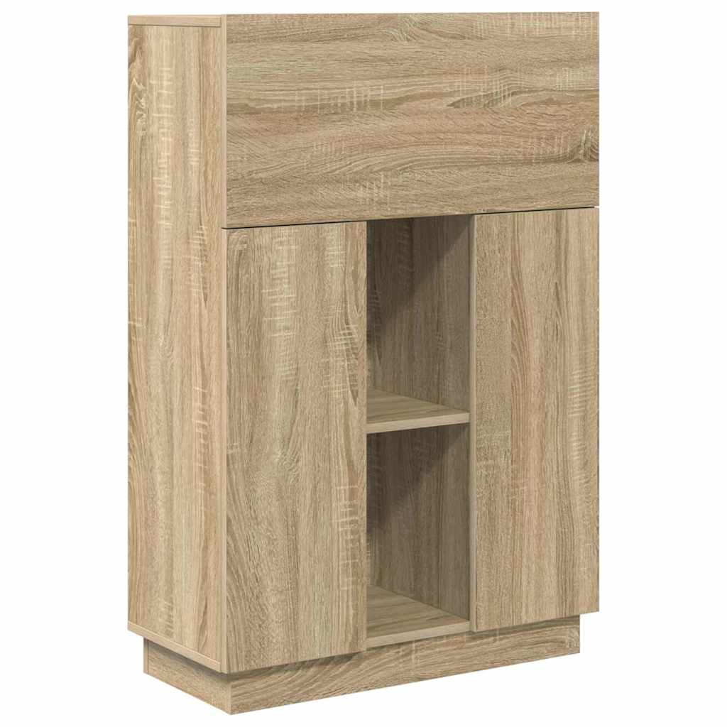 Stol Sonoma hrast 71.5 x 31.5 x 106.5 cm Konstruirano drvo