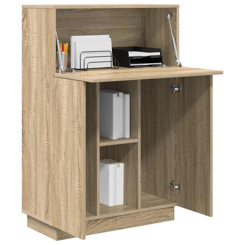 Stol Sonoma hrast 71.5 x 31.5 x 106.5 cm Konstruirano drvo