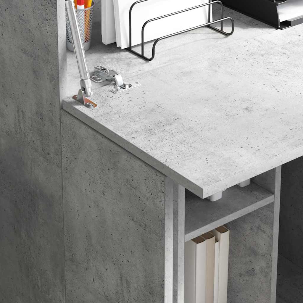 Stol Betonski sivi 71.5 x 31.5 x 106.5 cm Konstruirano drvo