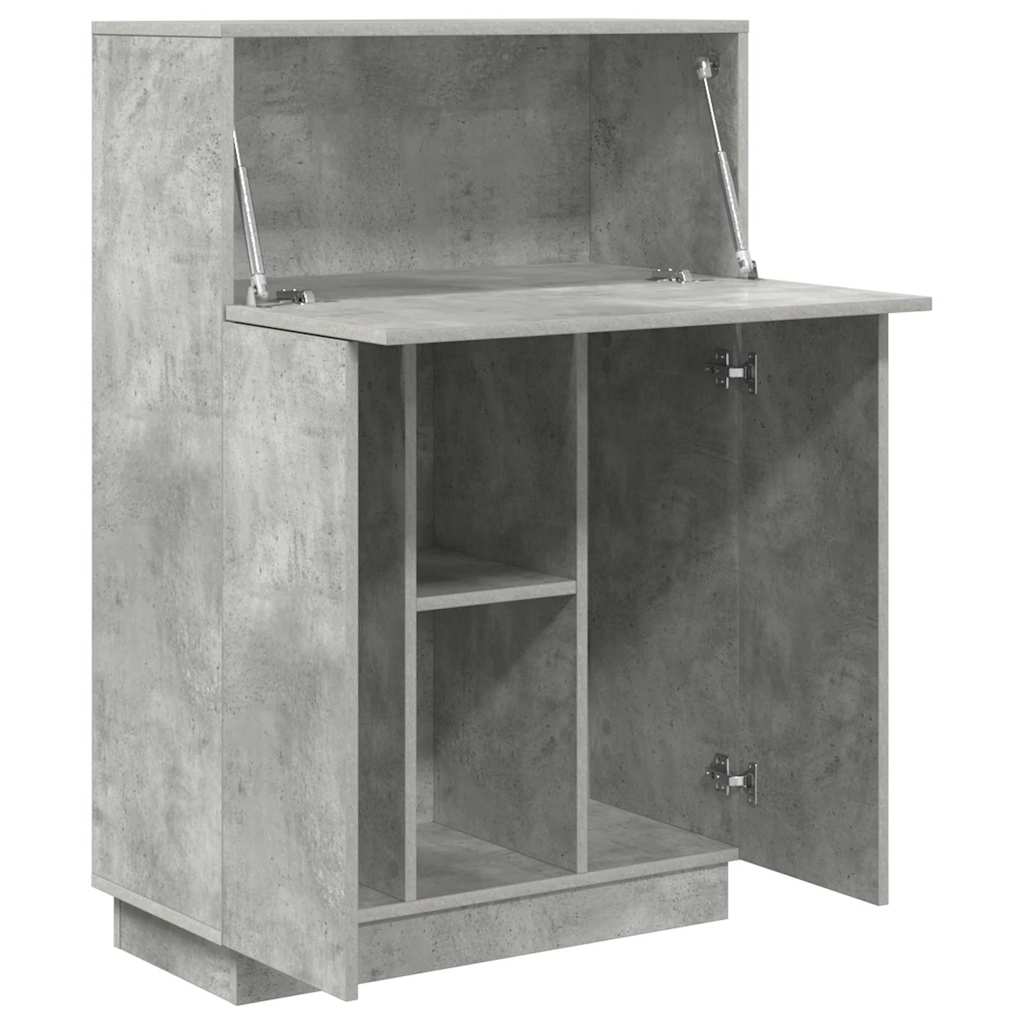 Stol Betonski sivi 71.5 x 31.5 x 106.5 cm Konstruirano drvo