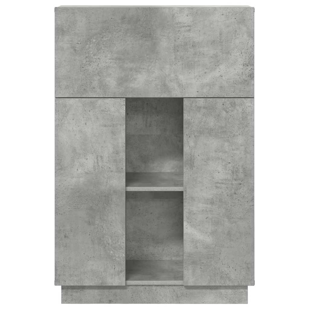 Stol Betonski sivi 71.5 x 31.5 x 106.5 cm Konstruirano drvo