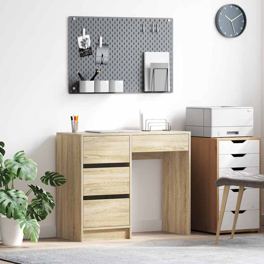 Stol Sonoma hrast 90 x 37.5 x 75 cm Konstruirano drvo