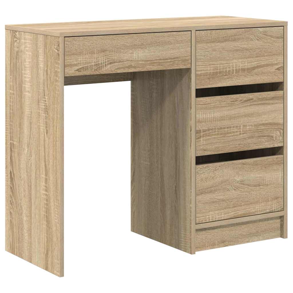 Stol Sonoma hrast 90 x 37.5 x 75 cm Konstruirano drvo