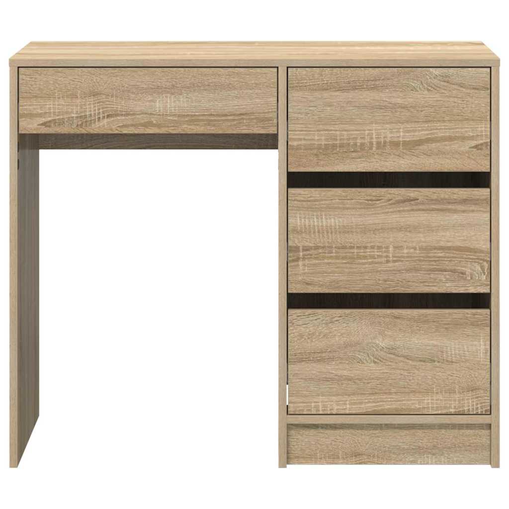 Stol Sonoma hrast 90 x 37.5 x 75 cm Konstruirano drvo