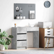Stol Betonski sivi 90 x 37.5 x 75 cm Konstruirano drvo