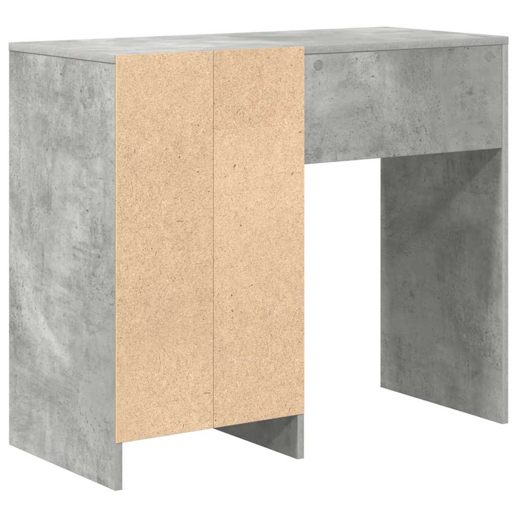 Stol Betonski sivi 90 x 37.5 x 75 cm Konstruirano drvo