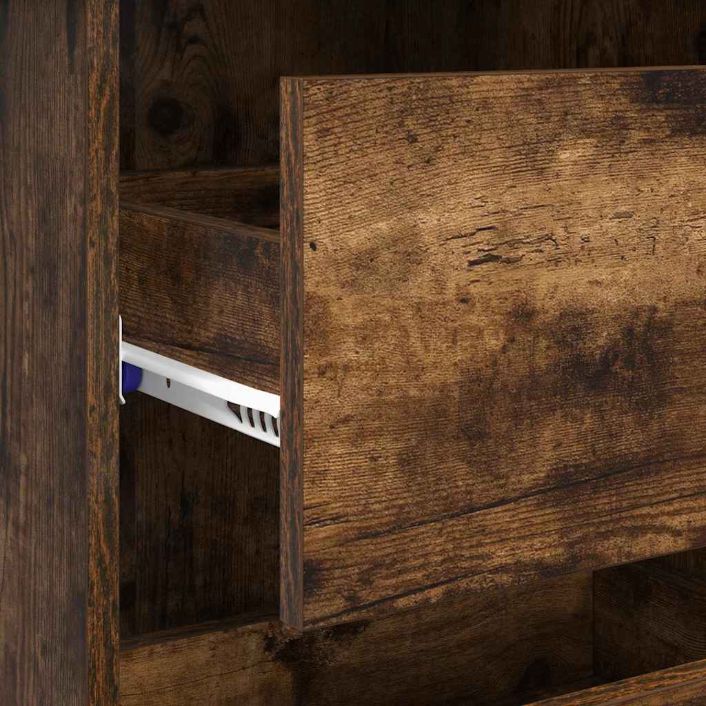 Stol Dimljeni hrast 90 x 37.5 x 75 cm Konstruirano drvo