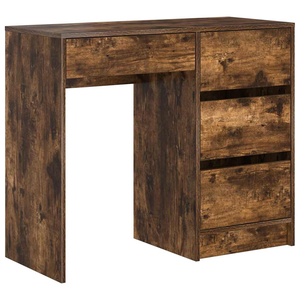 Stol Dimljeni hrast 90 x 37.5 x 75 cm Konstruirano drvo