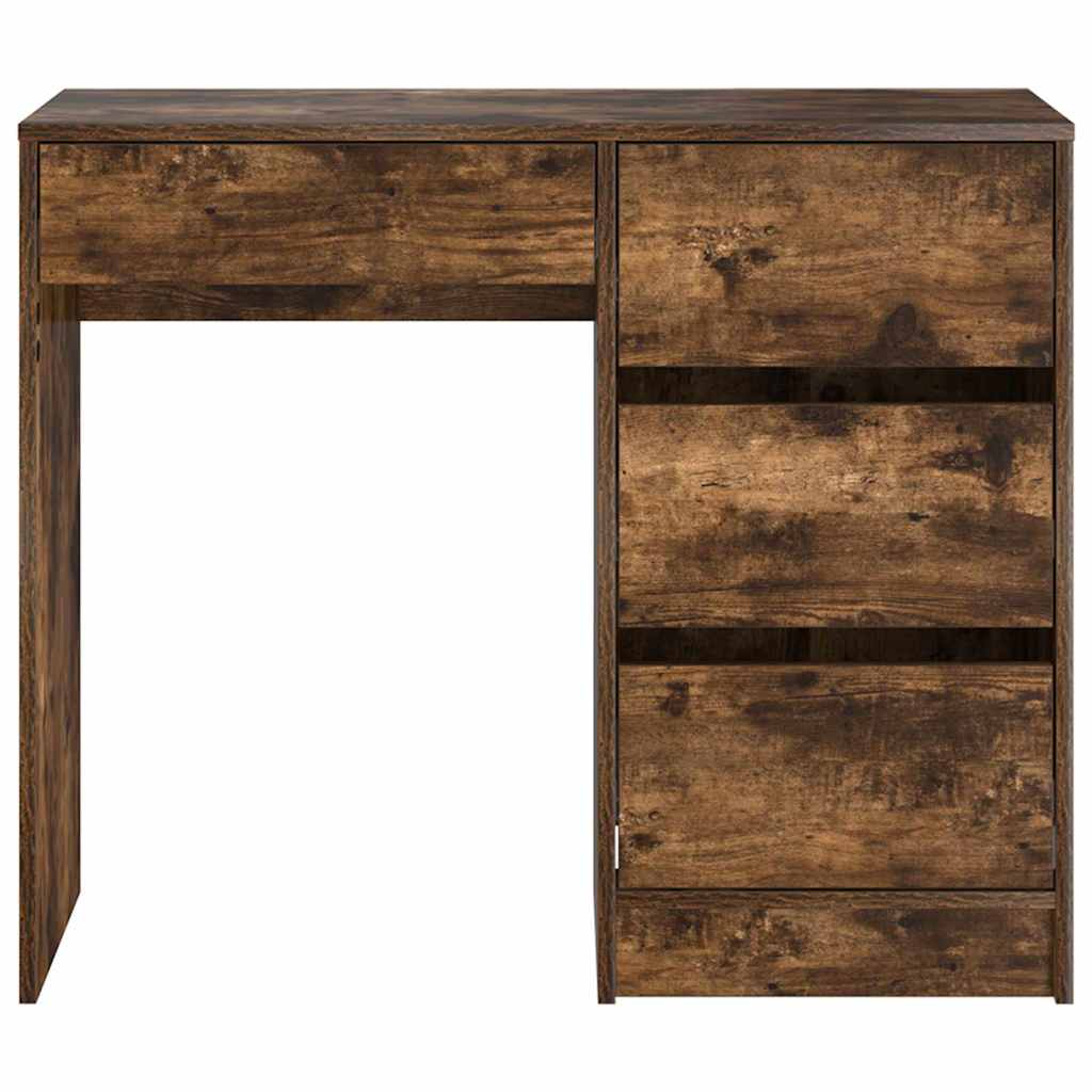 Stol Dimljeni hrast 90 x 37.5 x 75 cm Konstruirano drvo