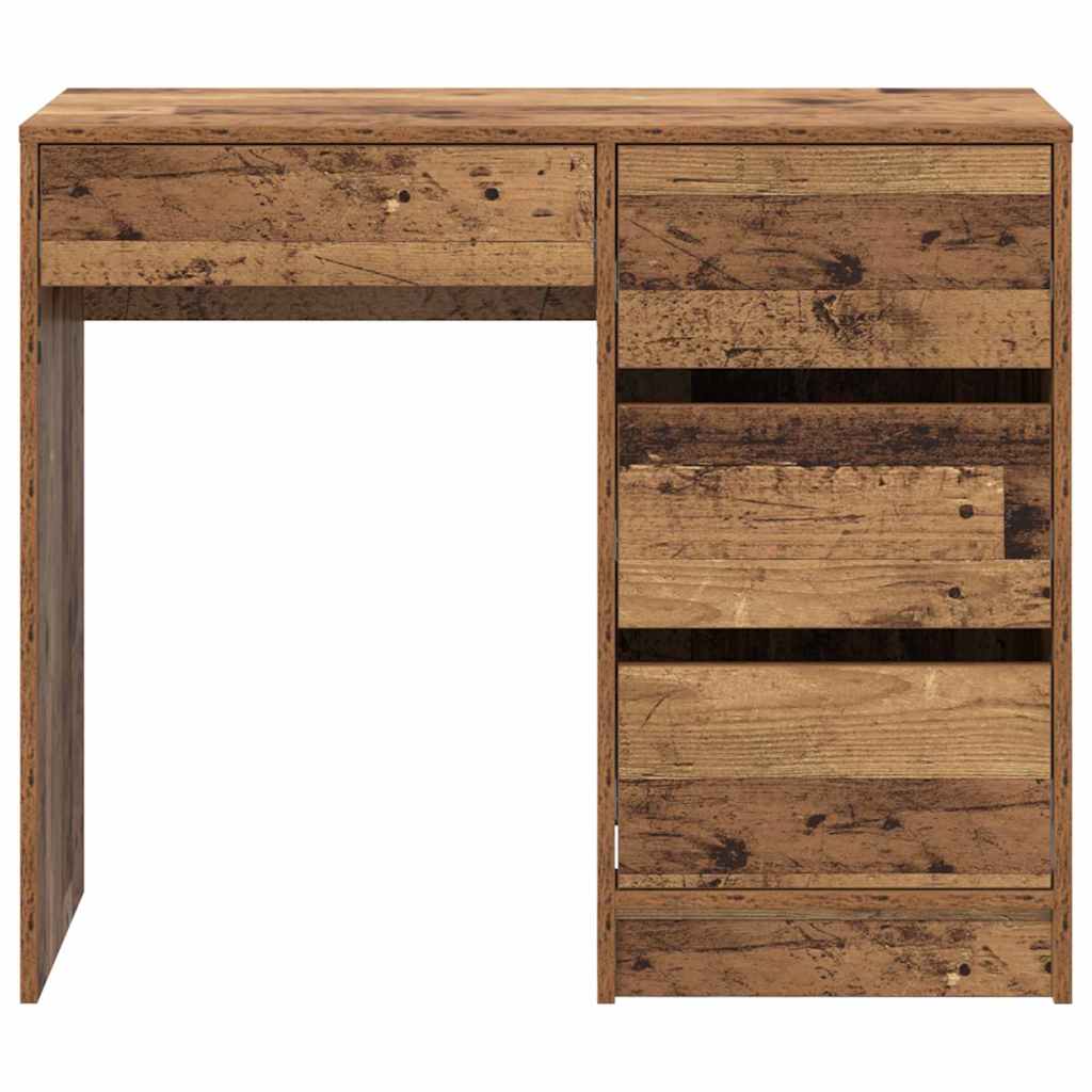 Stol s ladicama Staro drvo 90 x 37.5 x 75 cm Konstruirano drvo