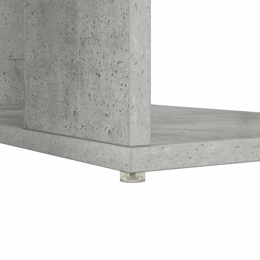 Stol Betonski sivi 130 x 50.5 x 75 cm Konstruirano drvo