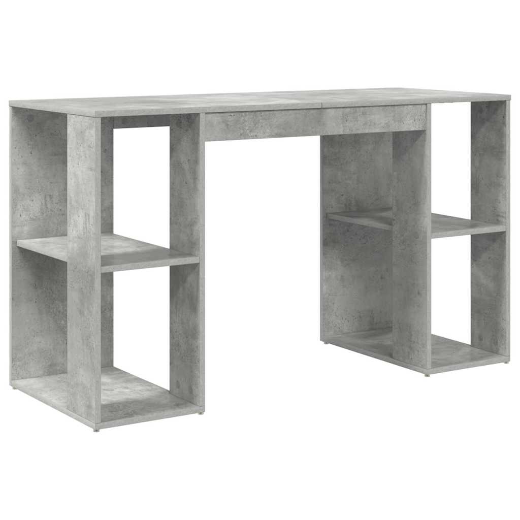 Stol Betonski sivi 130 x 50.5 x 75 cm Konstruirano drvo