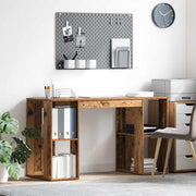 Stol s policom Staro drvo 130 x 50.5 x 75 cm Konstruirano drvo