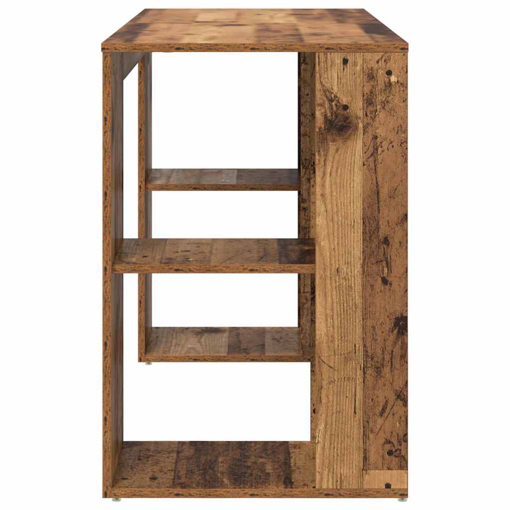 Stol s policom Staro drvo 130 x 50.5 x 75 cm Konstruirano drvo