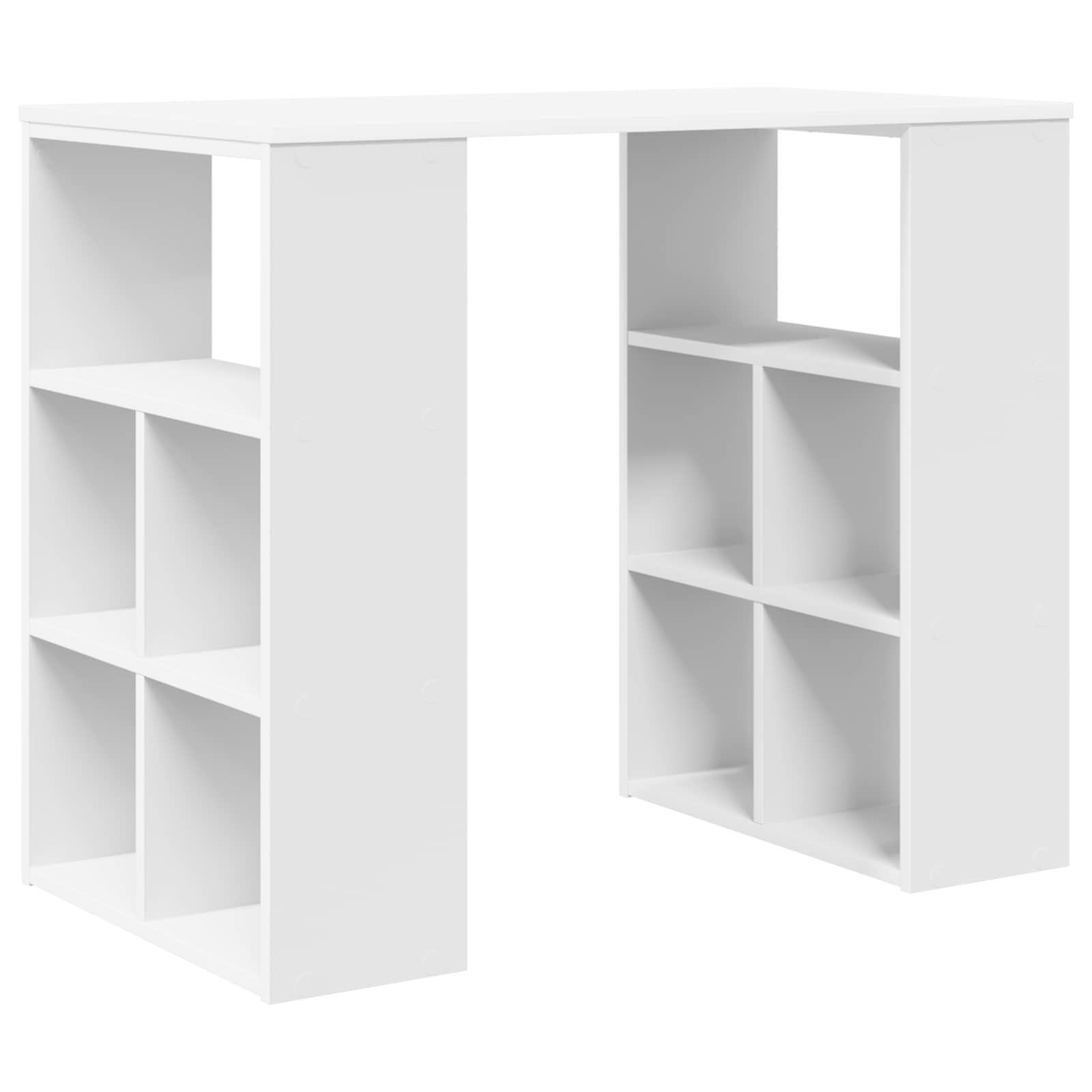 Stol s policom Bijelo 90 x 50 x 75 cm Konstruirano drvo