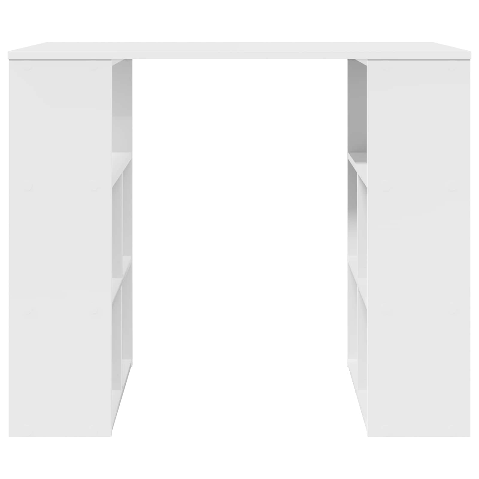 Stol s policom Bijelo 90 x 50 x 75 cm Konstruirano drvo