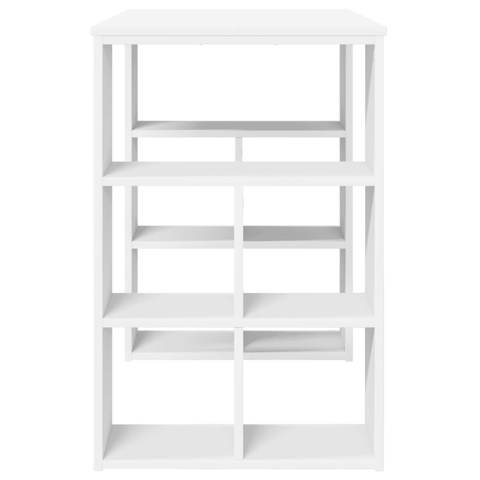 Stol s policom Bijelo 90 x 50 x 75 cm Konstruirano drvo