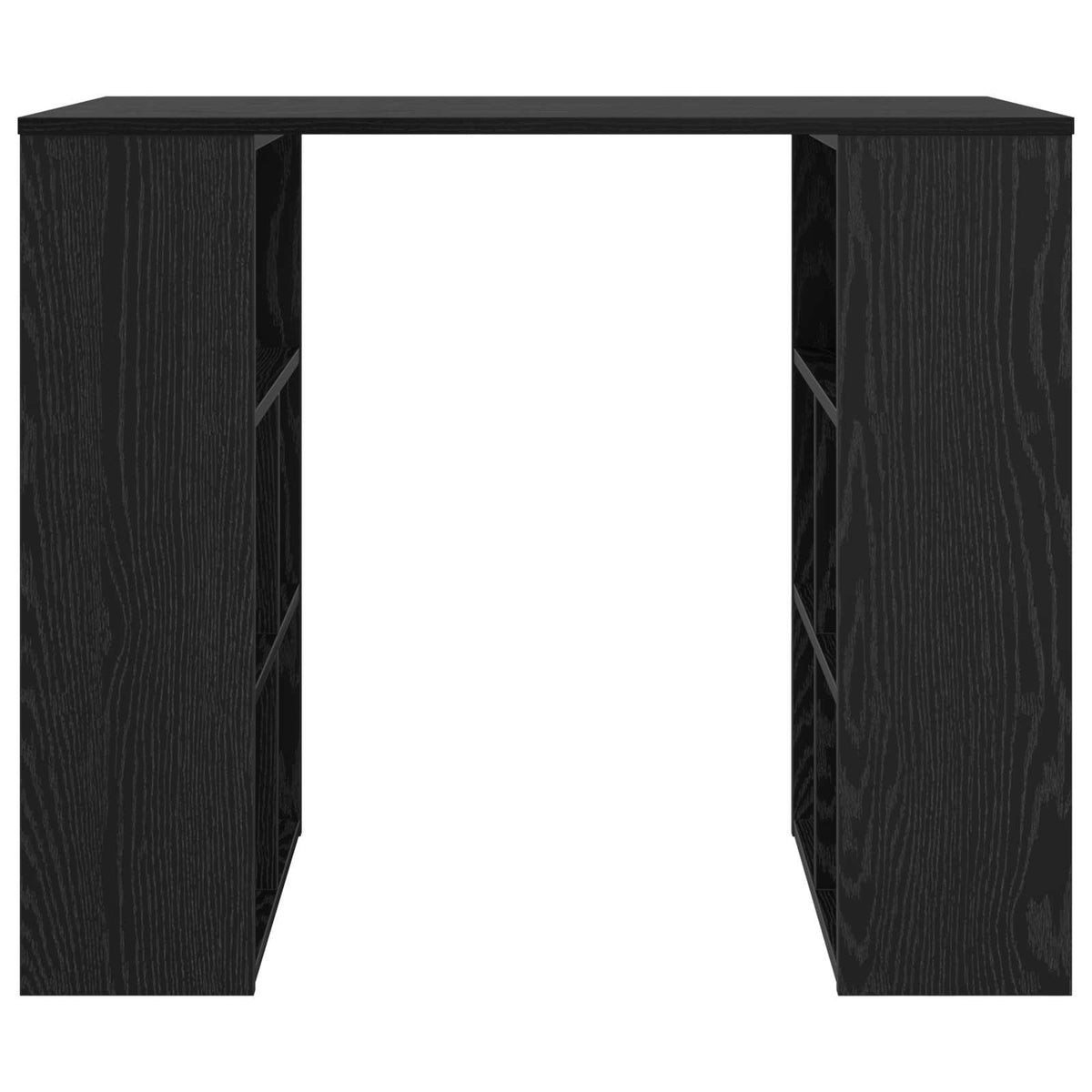 Stol s policom Crni hrast 90 x 50 x 75 cm Konstruirano drvo