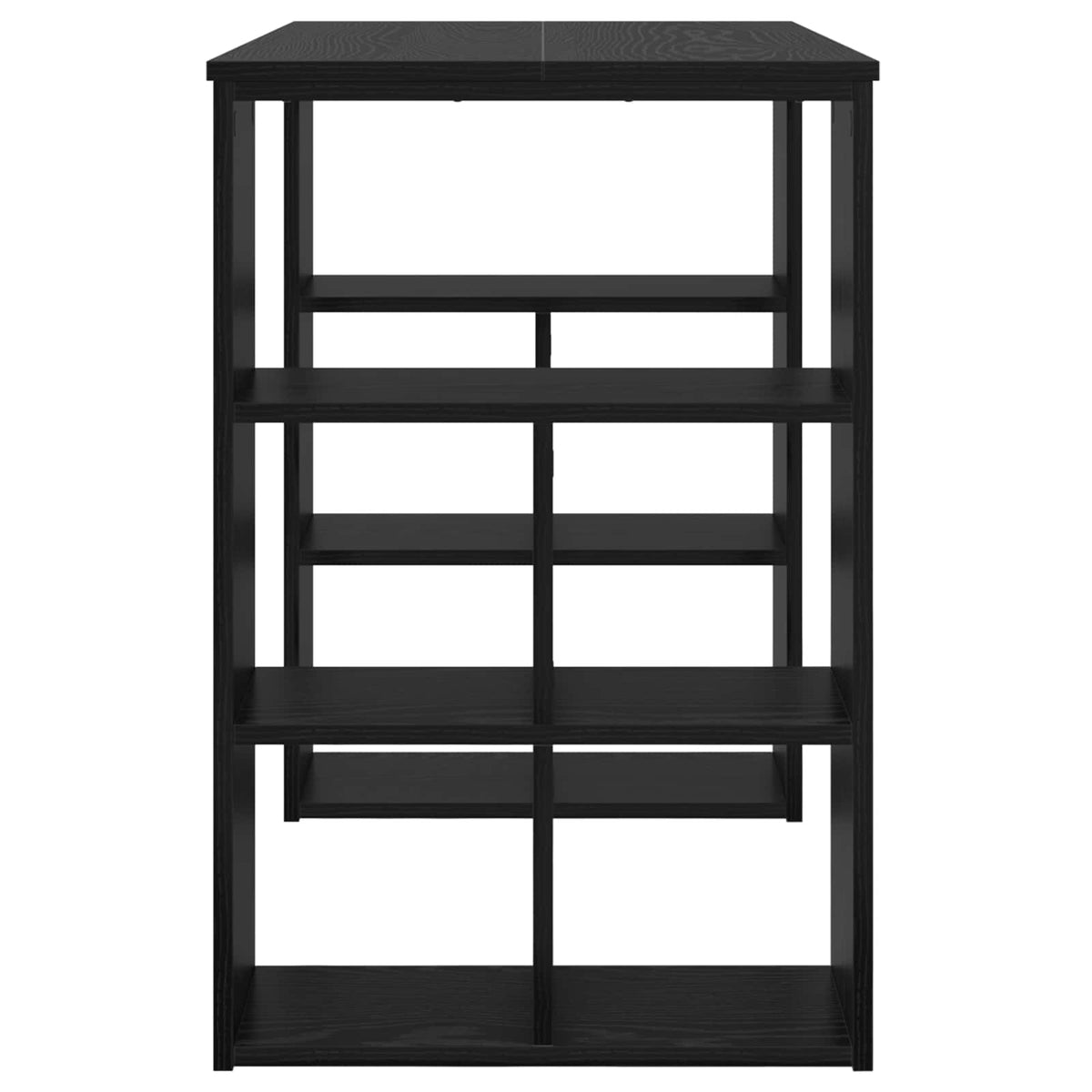 Stol s policom Crni hrast 90 x 50 x 75 cm Konstruirano drvo