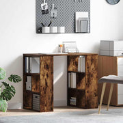 Stol s policom Dimljeni hrast 90 x 50 x 75 cm Konstruirano drvo