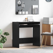 Stol s ladicama Crni hrast 77.5 x 43 x 79 cm Konstruirano drvo