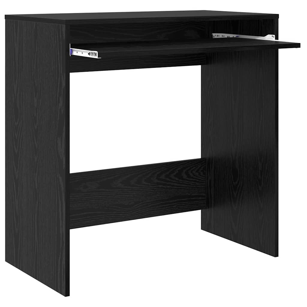 Stol s ladicama Crni hrast 77.5 x 43 x 79 cm Konstruirano drvo