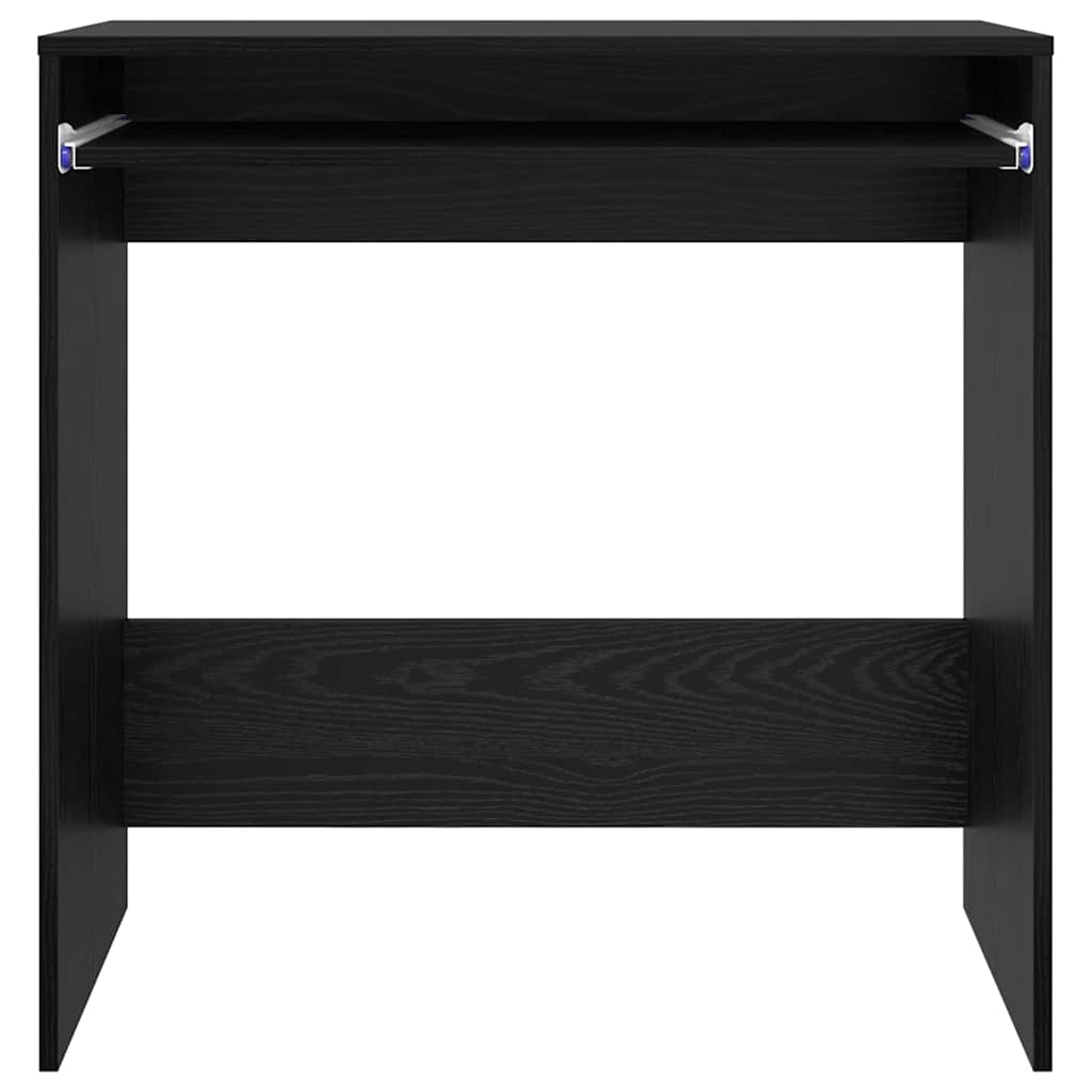 Stol s ladicama Crni hrast 77.5 x 43 x 79 cm Konstruirano drvo