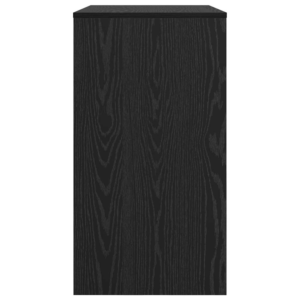 Stol s ladicama Crni hrast 77.5 x 43 x 79 cm Konstruirano drvo