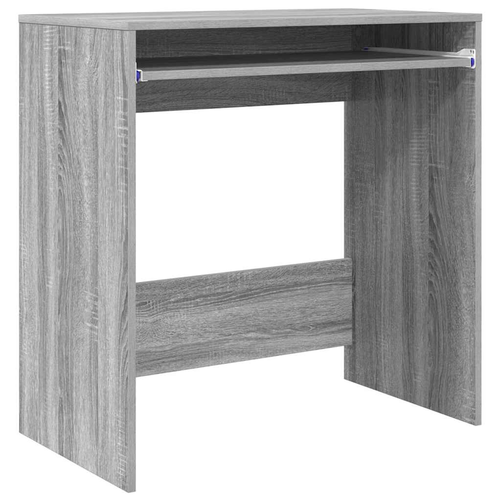 Stol s ladicama Siva Sonoma 77.5 x 43 x 79 cm Konstruirano drvo