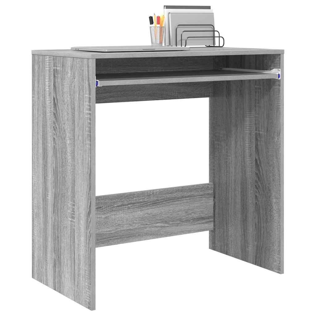 Stol s ladicama Siva Sonoma 77.5 x 43 x 79 cm Konstruirano drvo