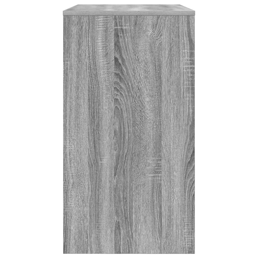 Stol s ladicama Siva Sonoma 77.5 x 43 x 79 cm Konstruirano drvo