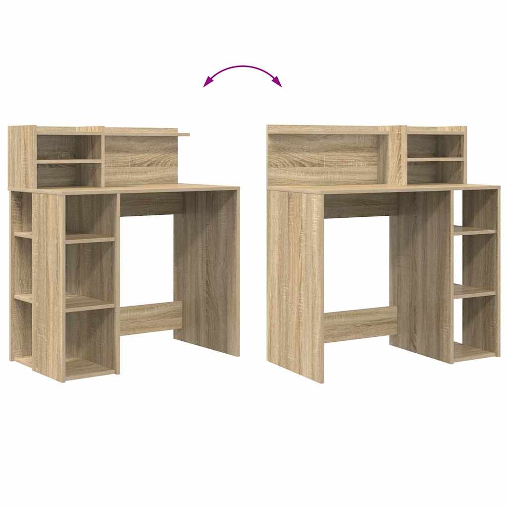 Stol Sonoma hrast 90 x 48 x 101,5 cm Konstruirano drvo