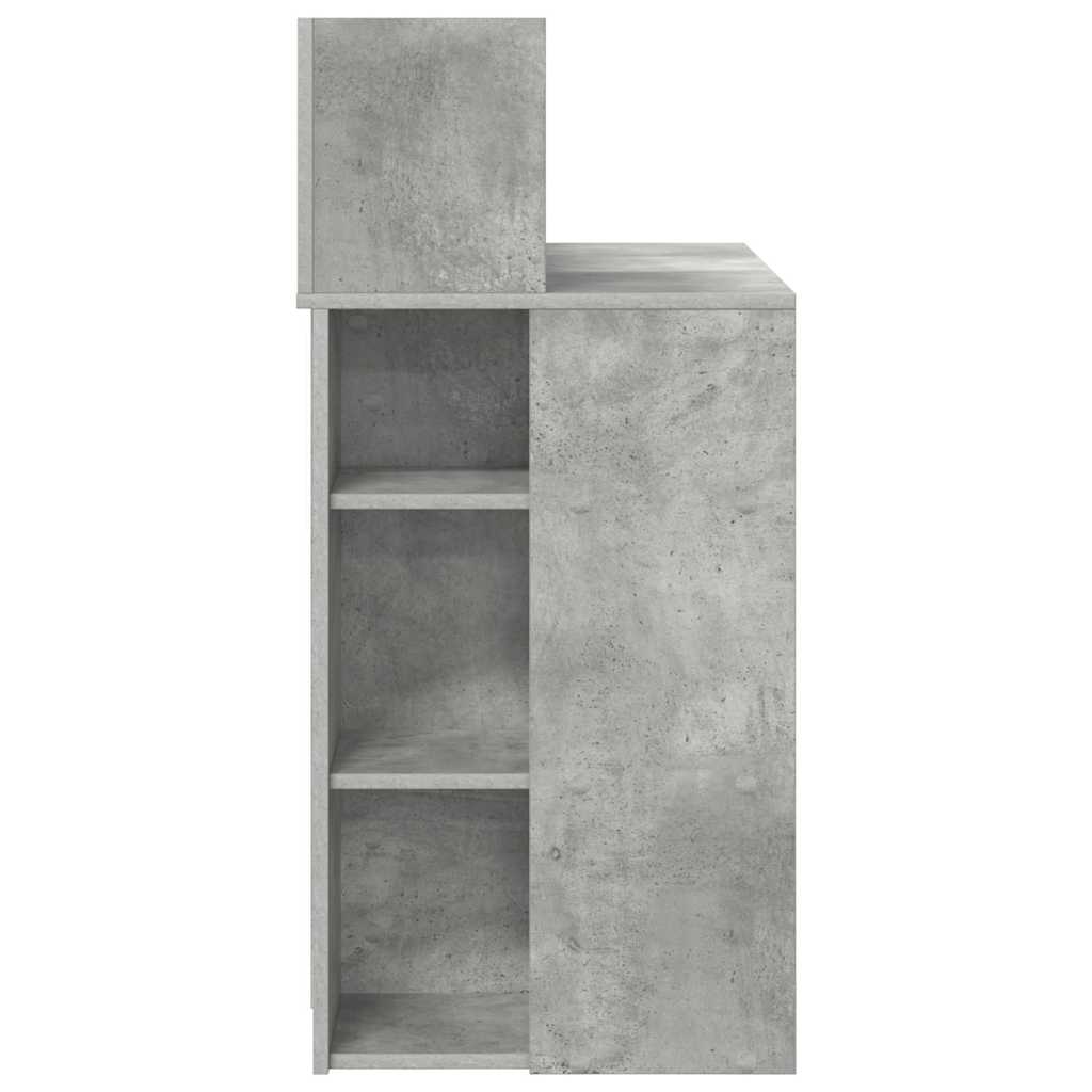 Stol Betonski sivi 90 x 48 x 101,5 cm Konstruirano drvo