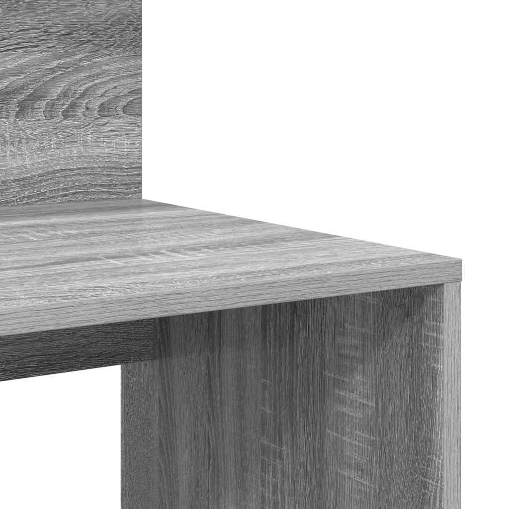 Stol s policom Siva Sonoma 90 x 48 x 101,5 cm Konstruirano drvo