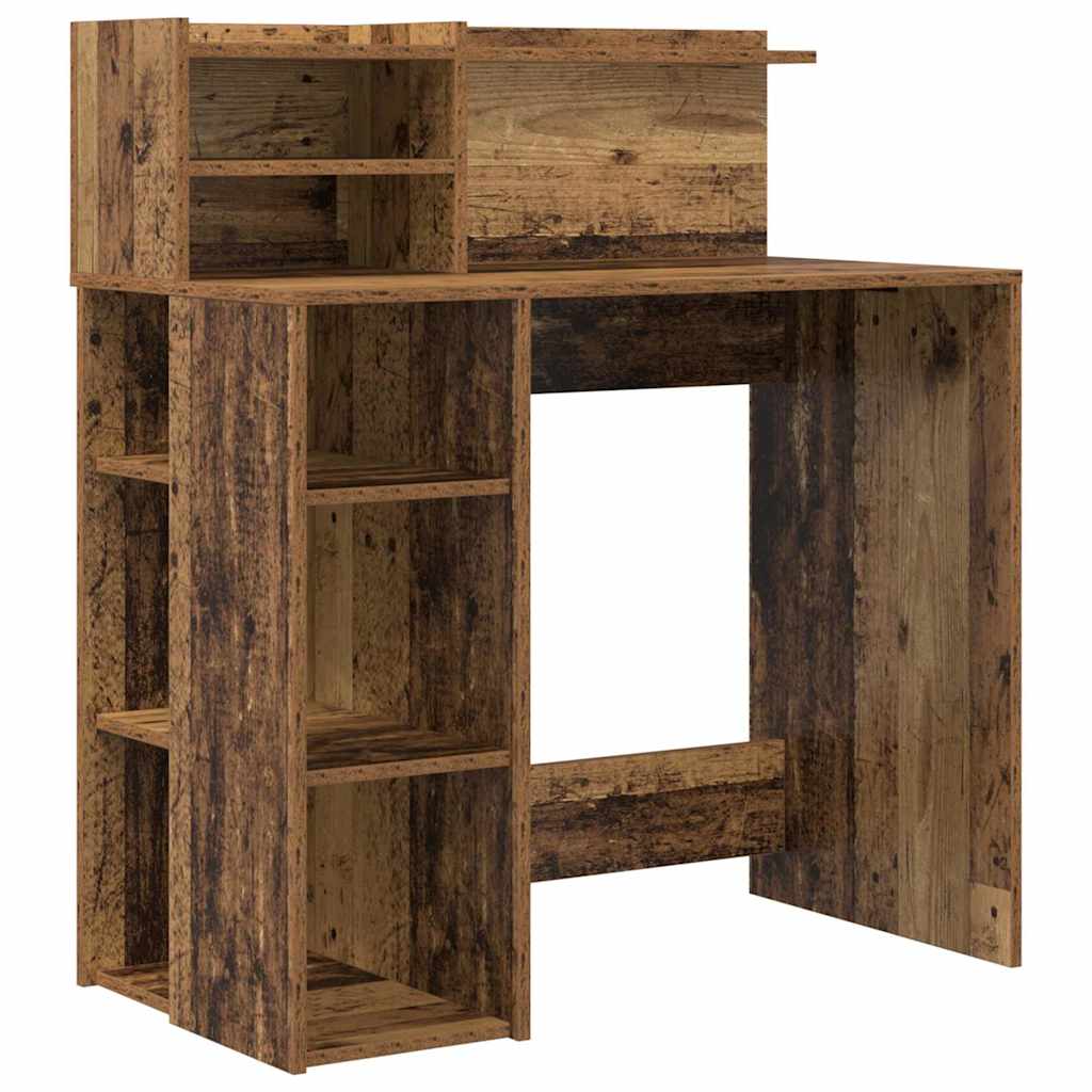 Stol s policom Staro drvo 90 x 48 x 101,5 cm Konstruirano drvo