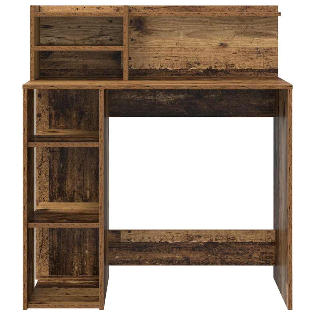 Stol s policom Staro drvo 90 x 48 x 101,5 cm Konstruirano drvo