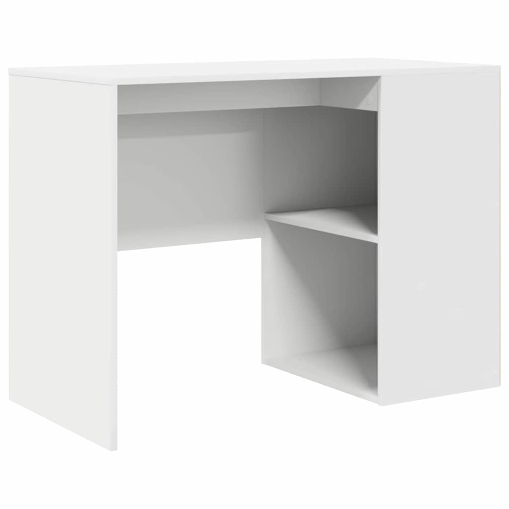 Stol s policom Bijelo 102 x 50 x 75 cm Konstruirano drvo