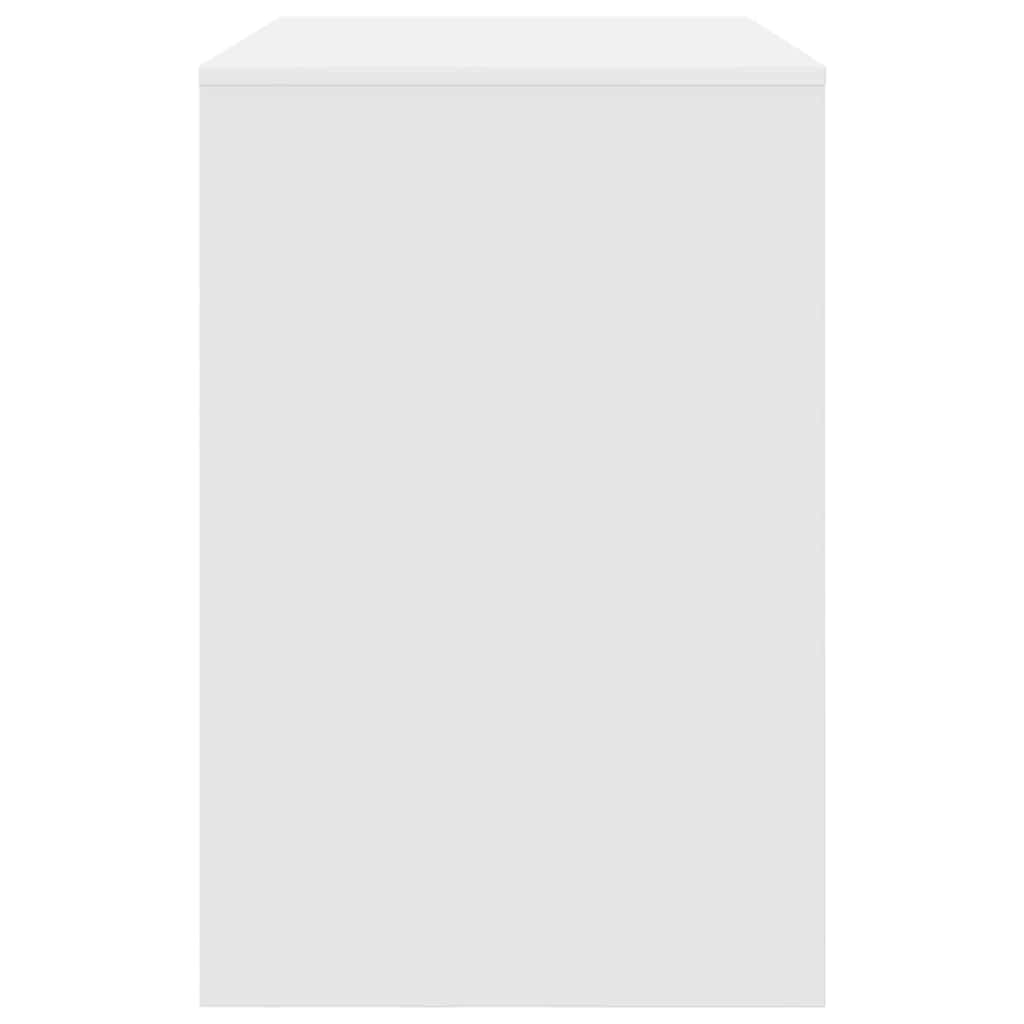 Stol s policom Bijelo 102 x 50 x 75 cm Konstruirano drvo