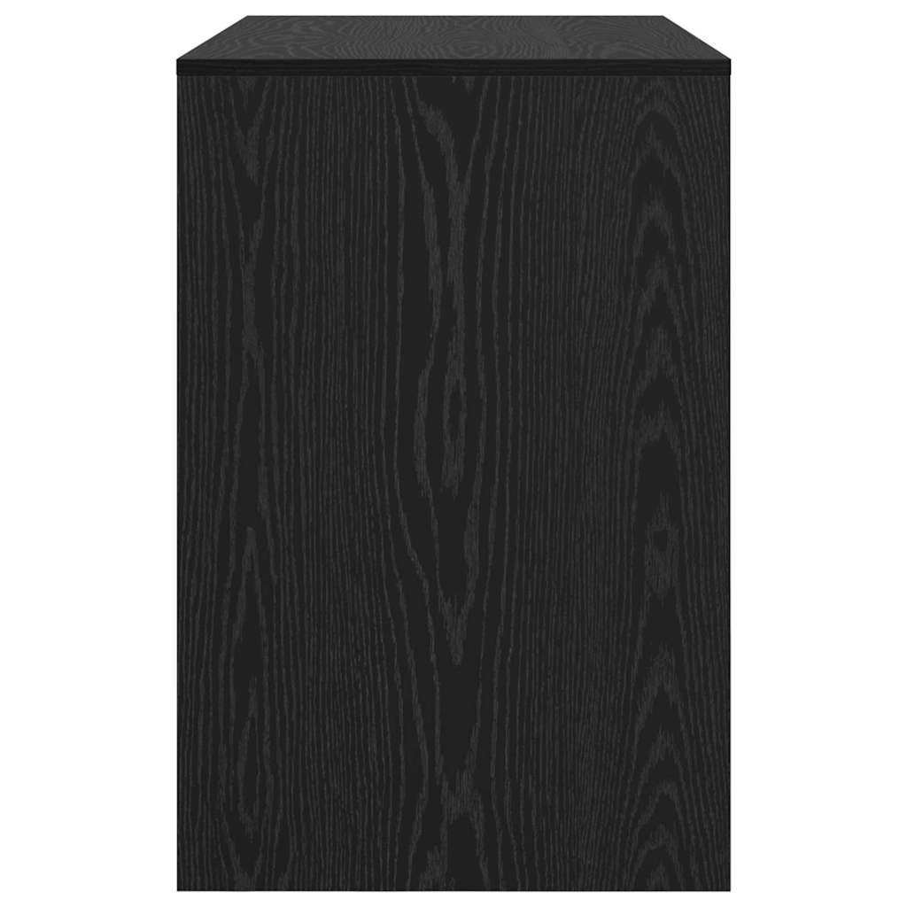 Stol s policom Crni hrast 102 x 50 x 75 cm Konstruirano drvo