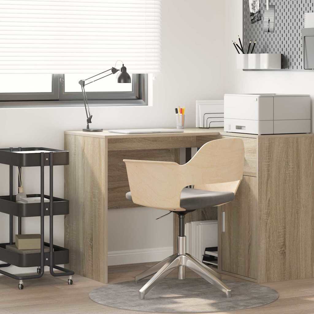 Stol s policom Sonoma hrast 102 x 50 x 75 cm Konstruirano drvo