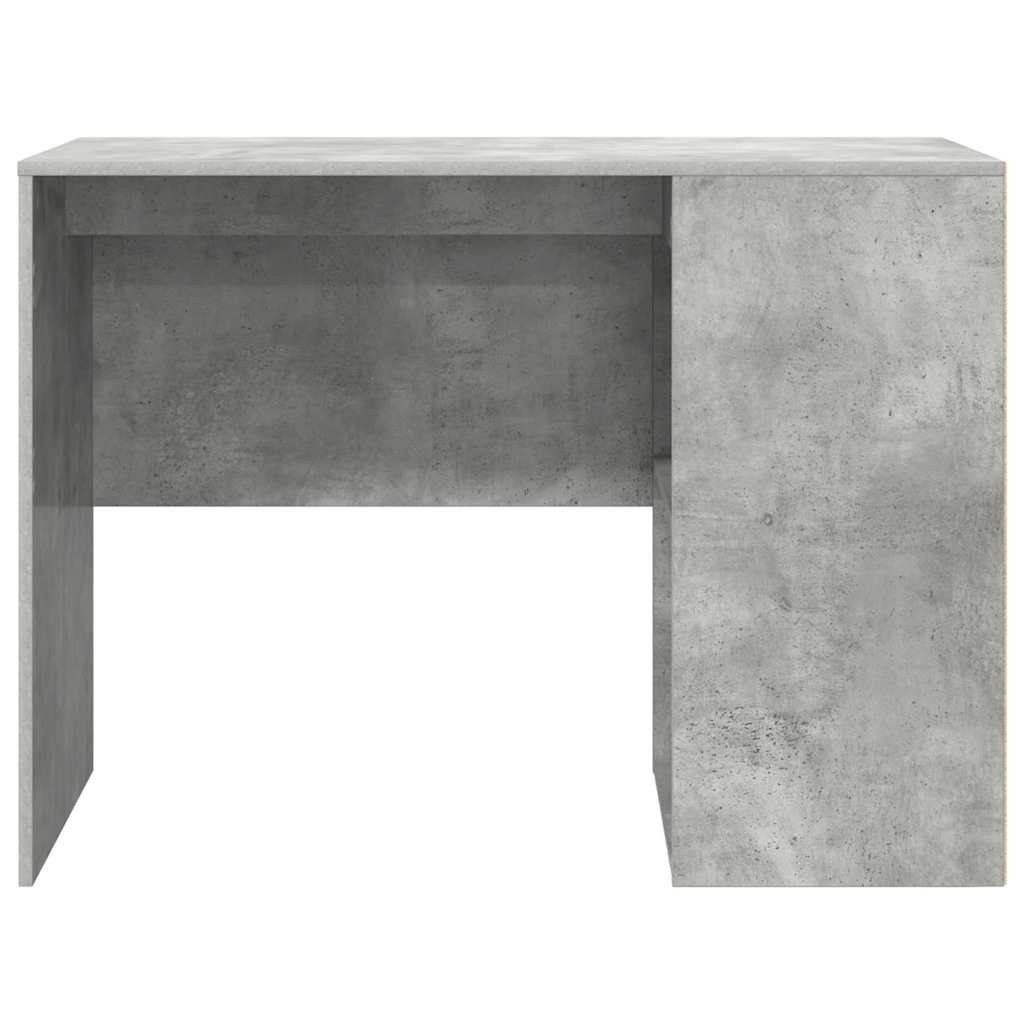 Stol s policom Betonski sivi 102 x 50 x 75 cm Konstruirano drvo