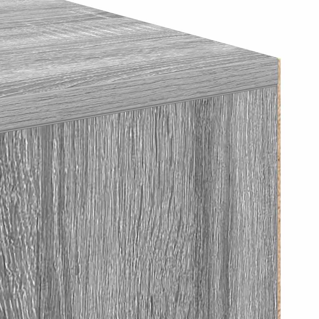 Stol s policom Siva Sonoma 102 x 50 x 75 cm Konstruirano drvo