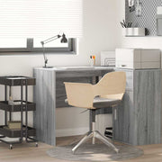 Stol s policom Siva Sonoma 102 x 50 x 75 cm Konstruirano drvo