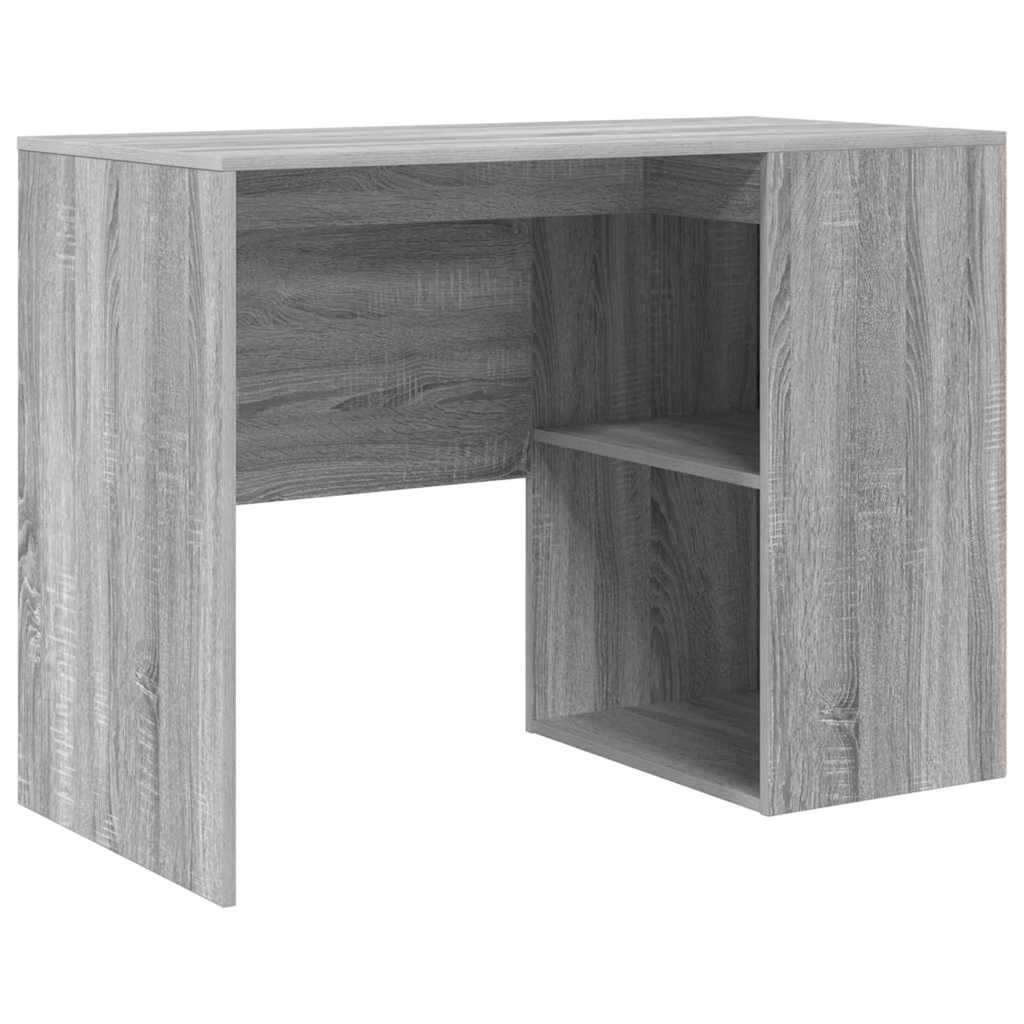 Stol s policom Siva Sonoma 102 x 50 x 75 cm Konstruirano drvo