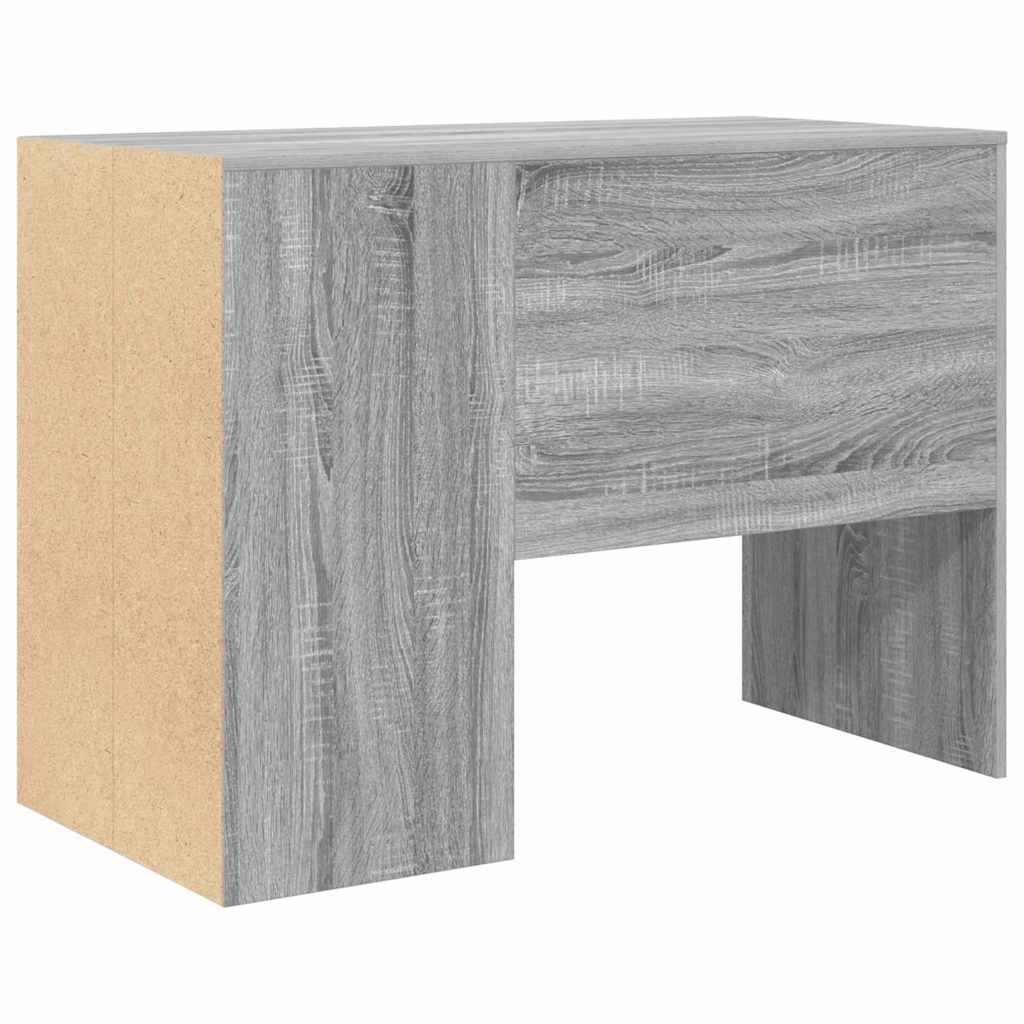 Stol s policom Siva Sonoma 102 x 50 x 75 cm Konstruirano drvo